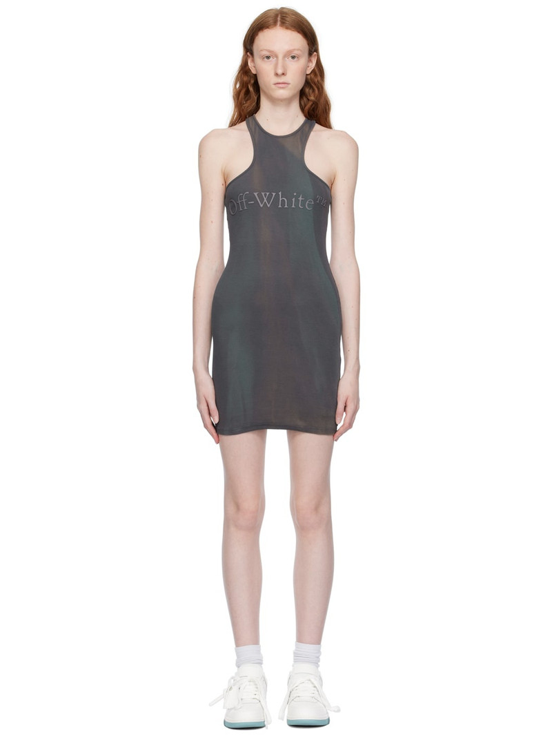 Gray & Tan Laundry Minidress 1
