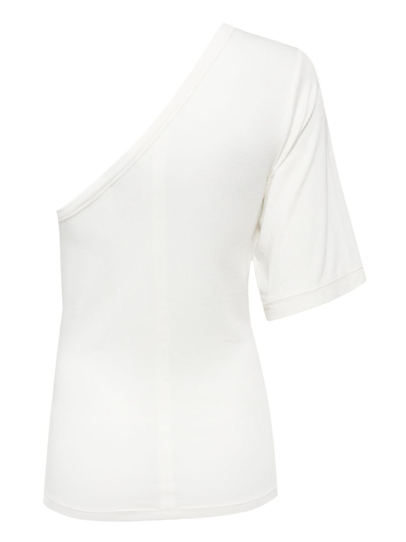 thom/krom one-shoulder soft-jersey top outlook