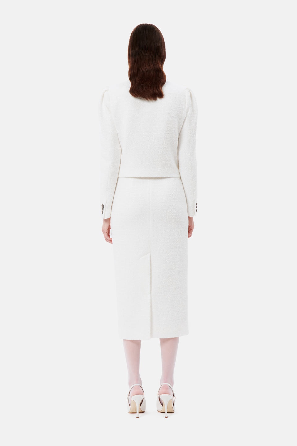 スカート Alessandra Rich Midi Tweed Boucle Skirt Alessandra Rich Alpaca and wool-blend midi skirt Alessandra Rich