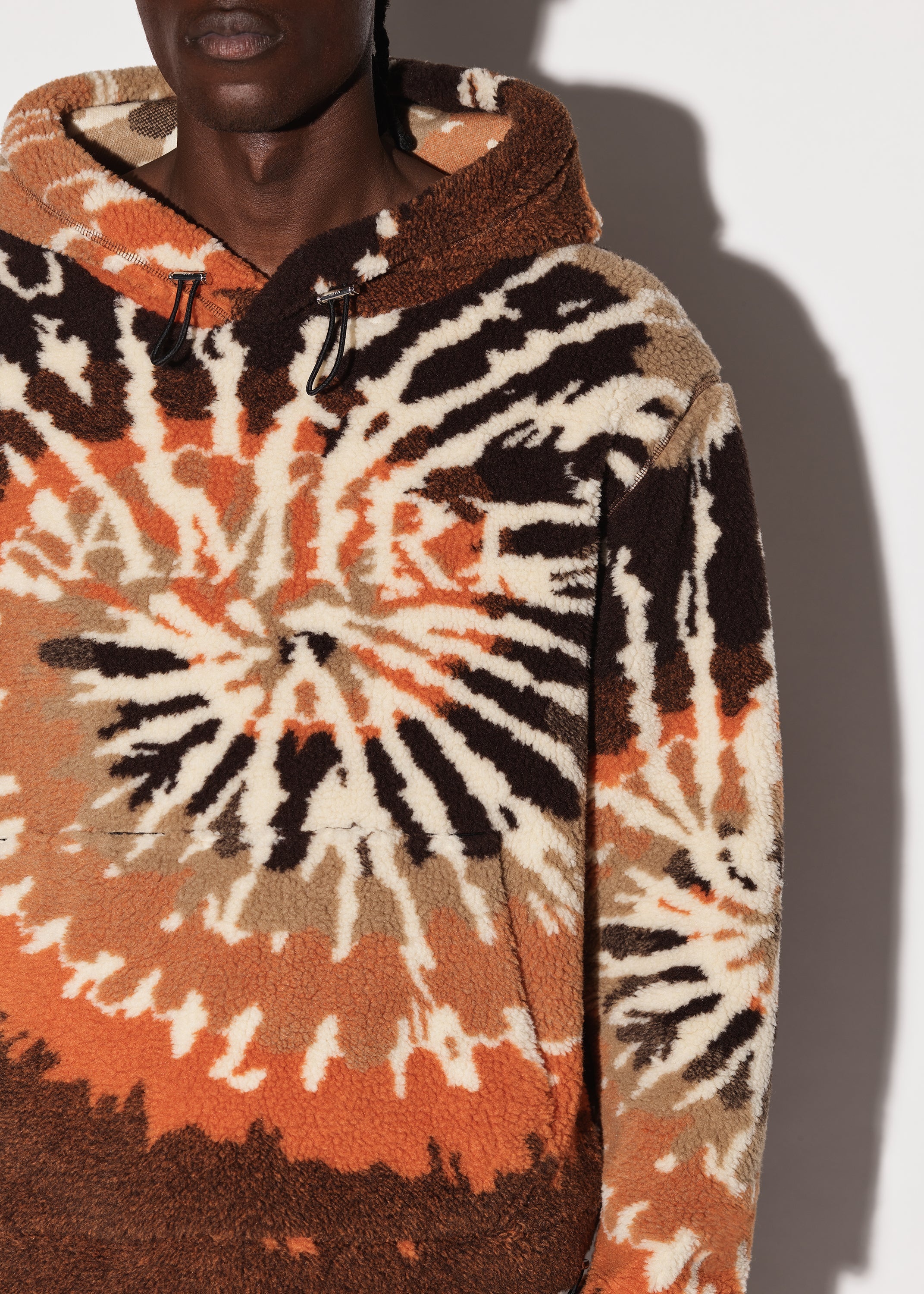TIE DYE POLAR FLEECE HOODIE - 5