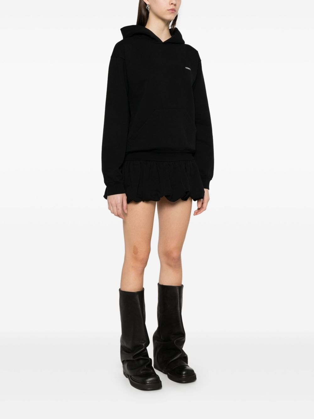 Basque logo mini dress - 3