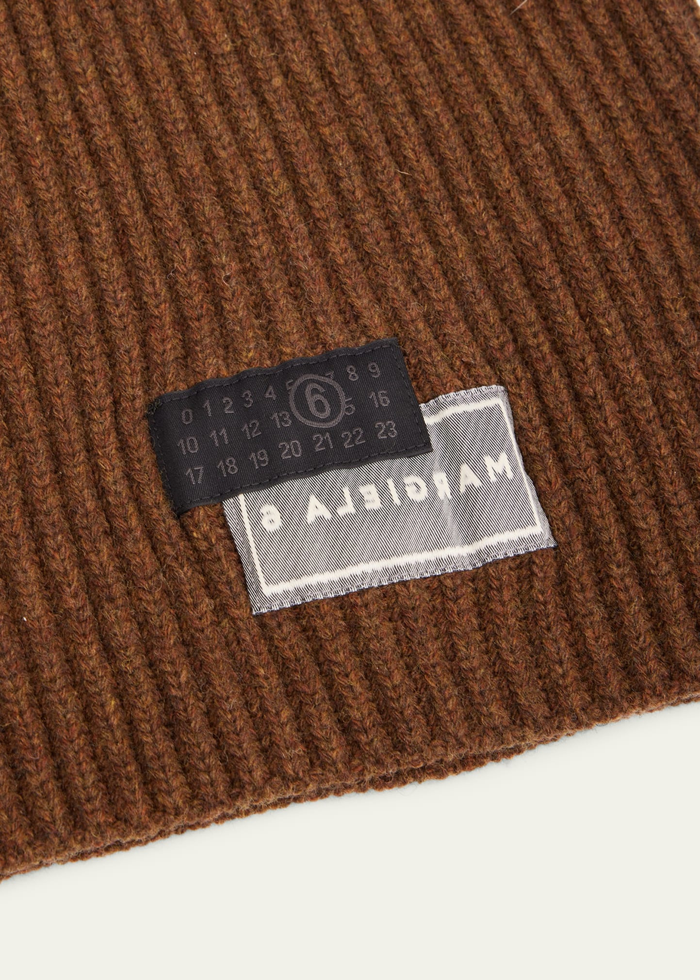 Drawstring Wool-Blend Knit Hood - 3