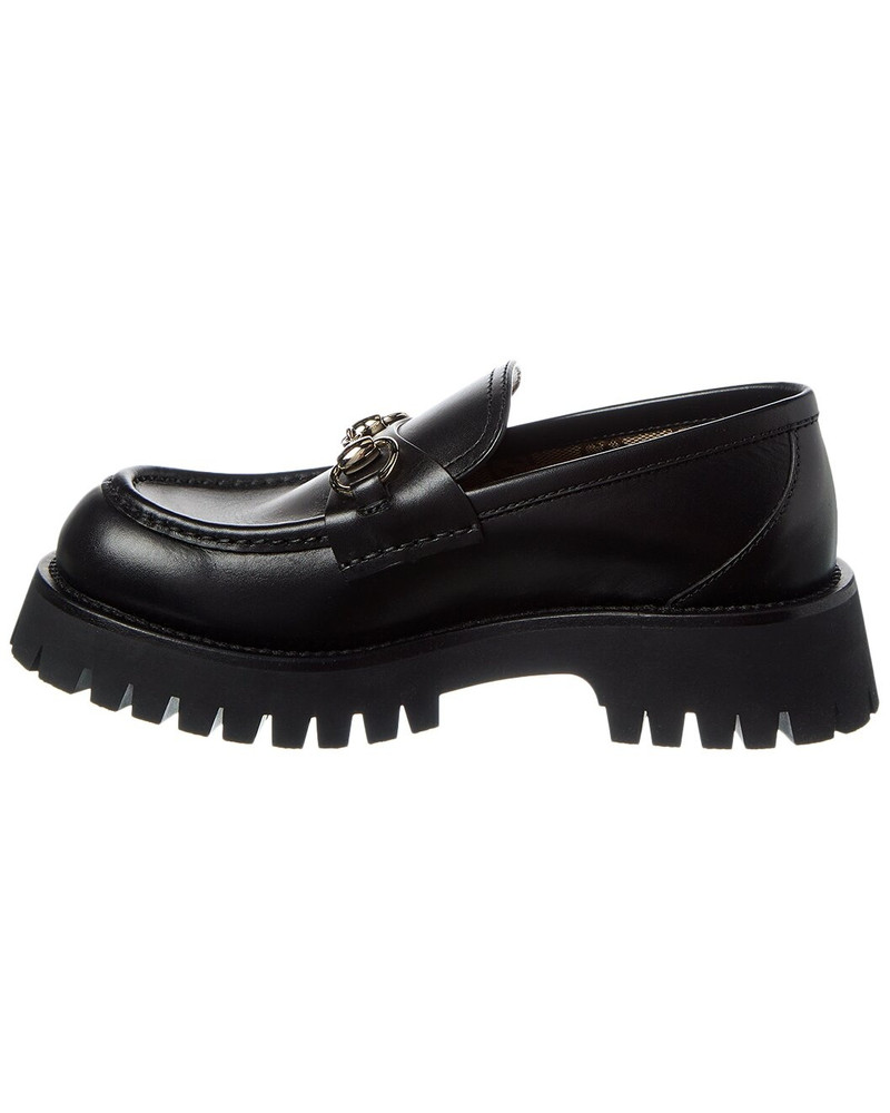 GUCCI Gucci Horsebit Lug Sole Leather Loafer outlook