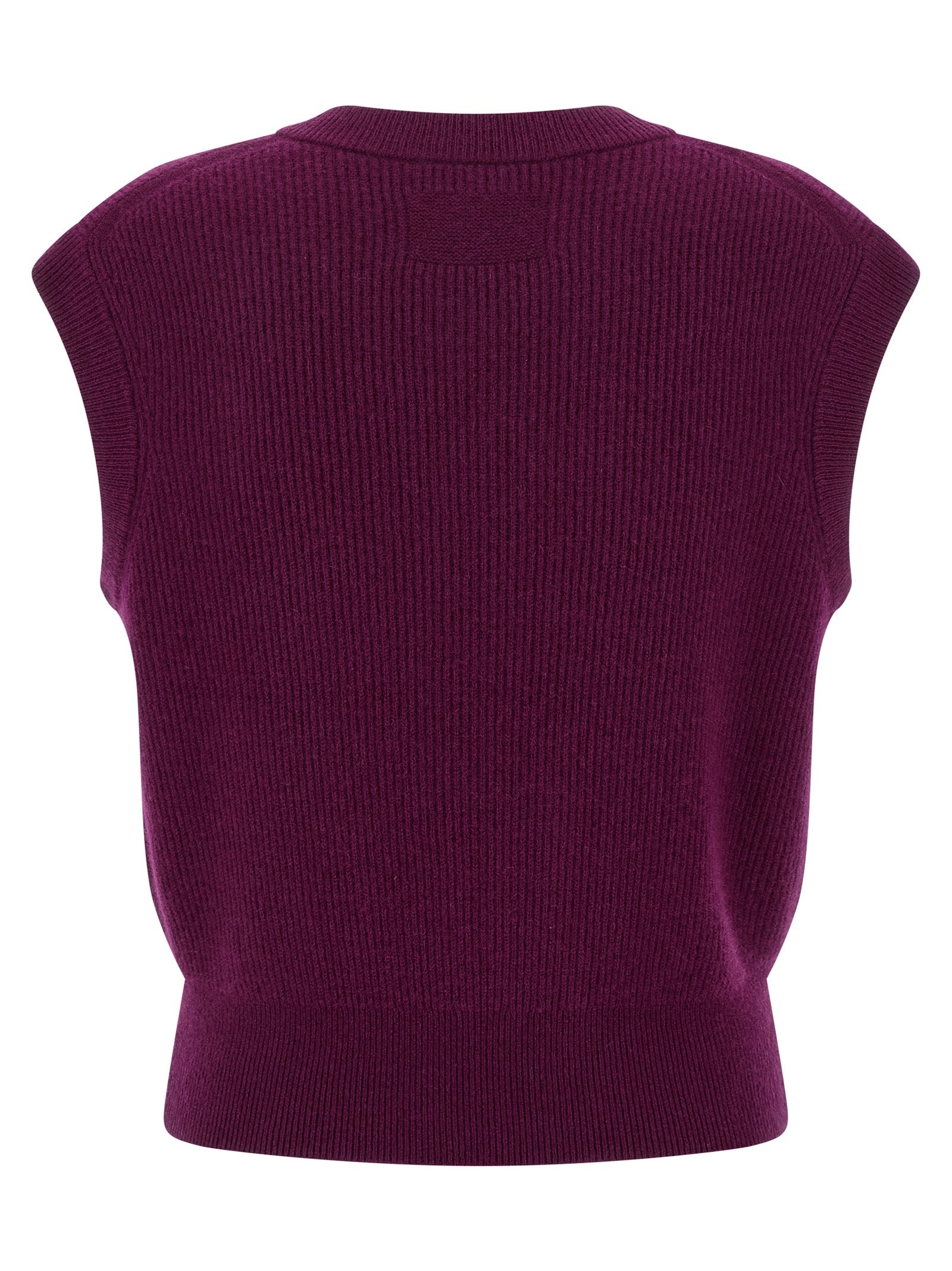 Rib Gilet Purple - 2