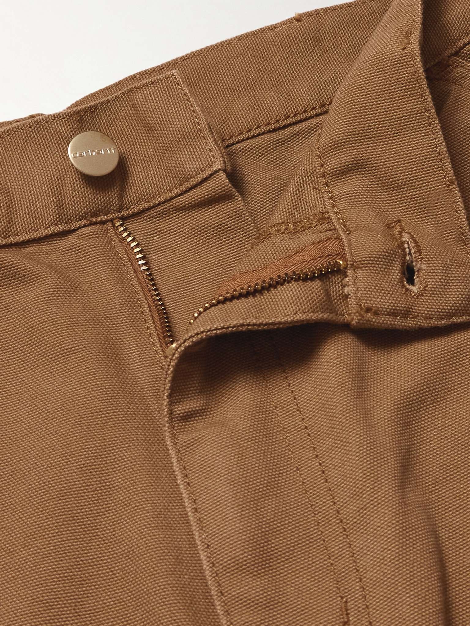 Double Knee Straight-Leg Cotton-Canvas Carpenter Trousers - 3