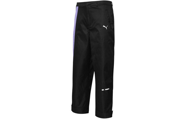 PUMA X Roaringwind Oversized Pants 'Black Purple Yellow' 532592-01 - 2