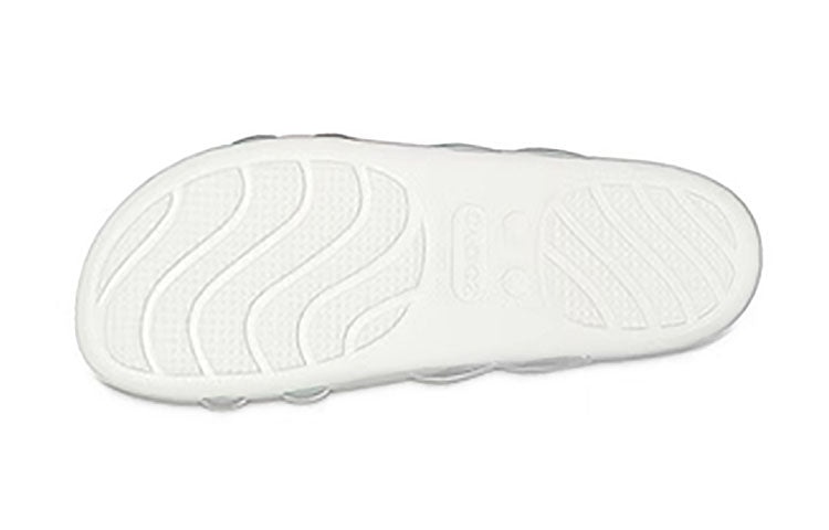 (WMNS) Crocs Splash Glossy Strappy Sandal 'White' 208537-100 - 5