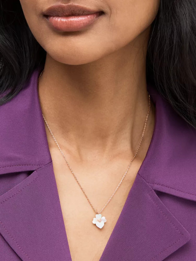 kate spade Precious Pansy Mini Pendant outlook