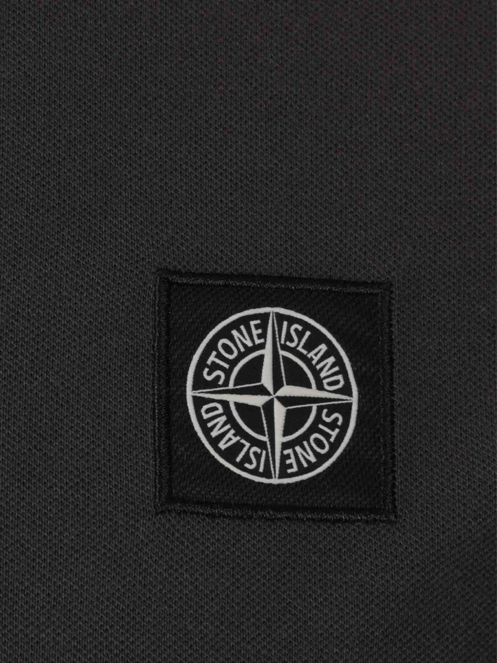 logo-patch polo shirt - 3