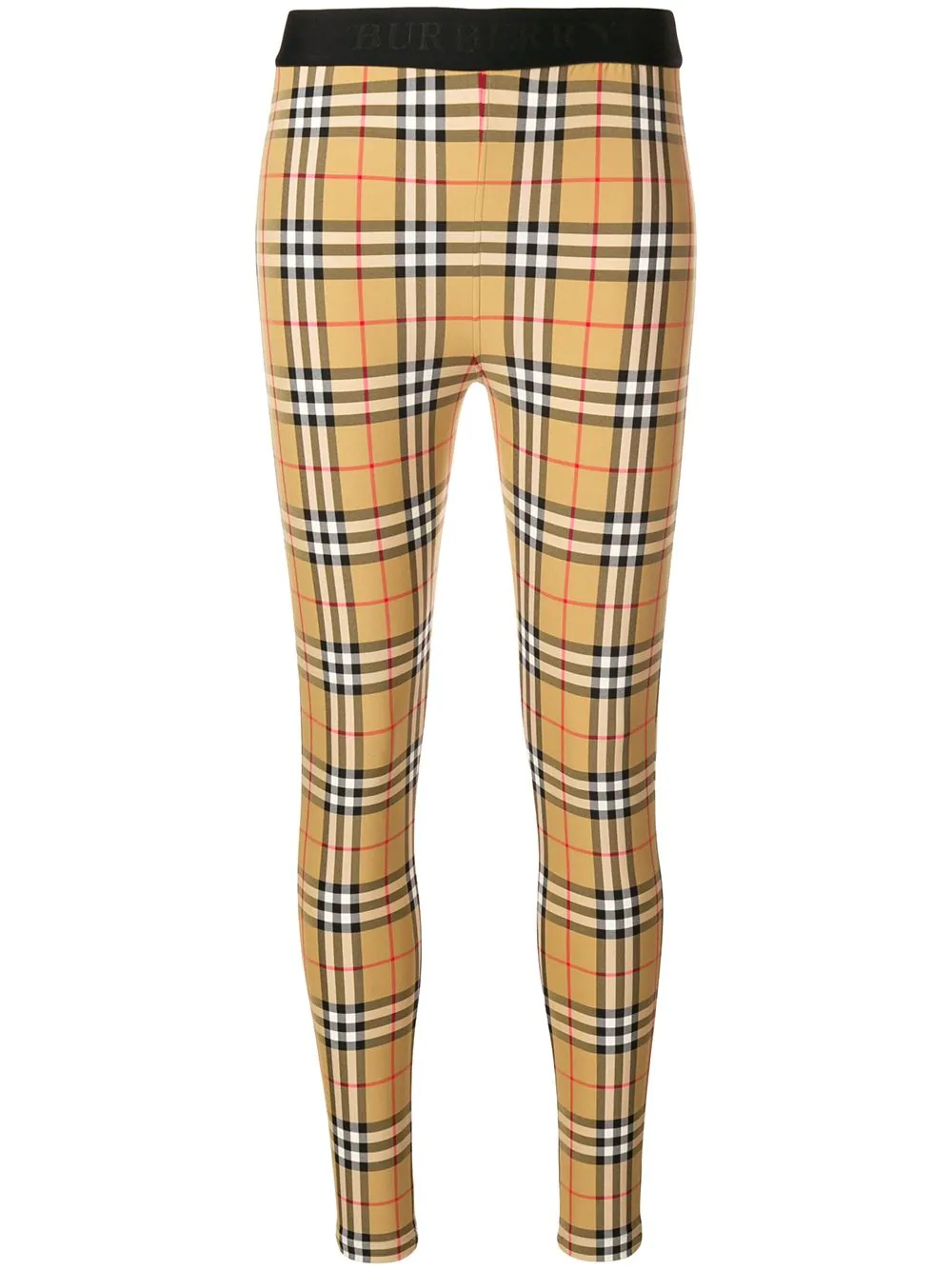 Vintage check leggings  - 1