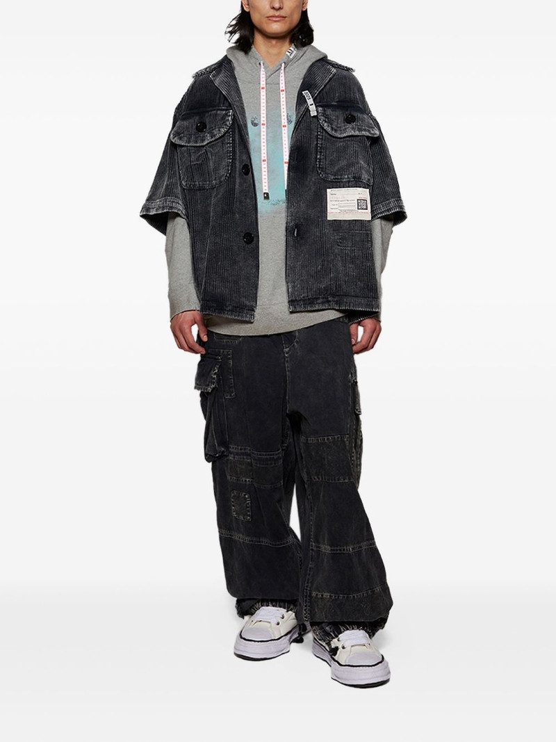 Maison MIHARAYASUHIRO smile-graphic hoodie outlook