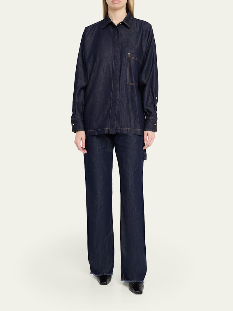 DARKPARK Jenny Tencel Denim Shirt outlook