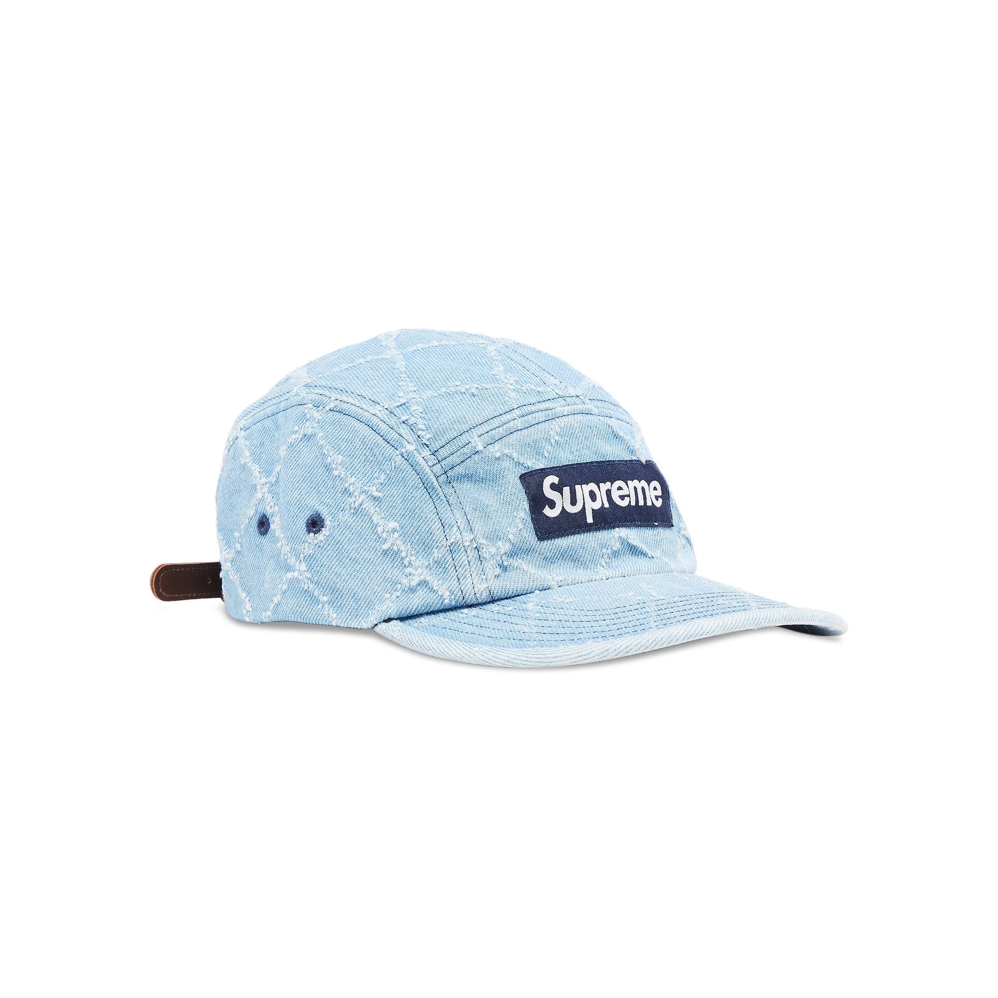 Supreme Punched Denim Camp Cap 'Washed Indigo' - 2