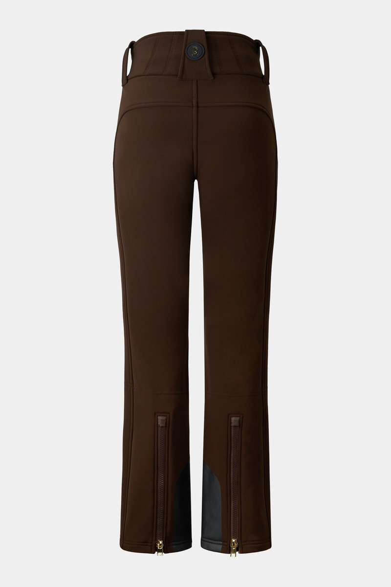 Hazel Softshell ski pants in Dark brown 7