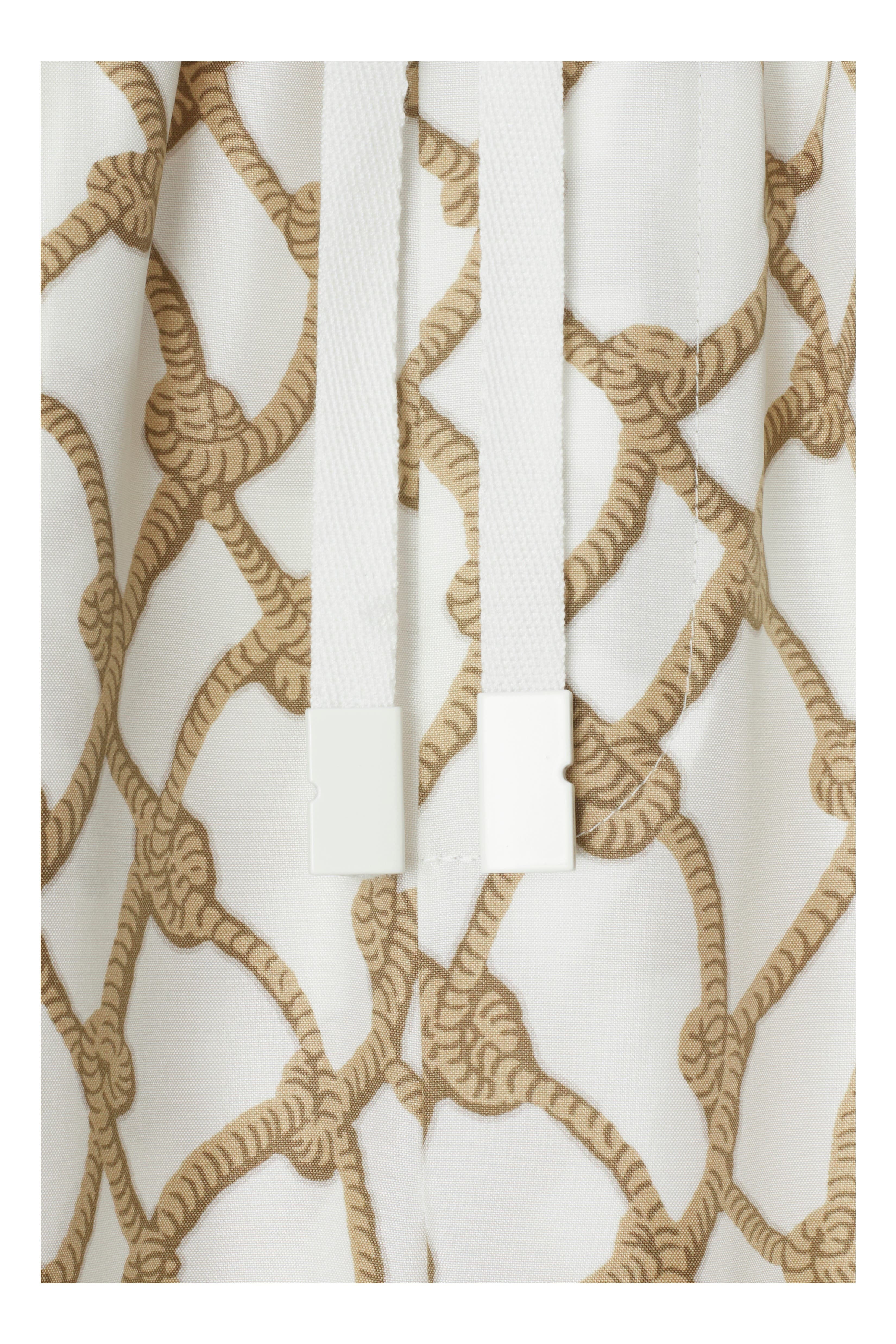 burberry Knot Silk Trousers in Thatch at Nordstrom - 6