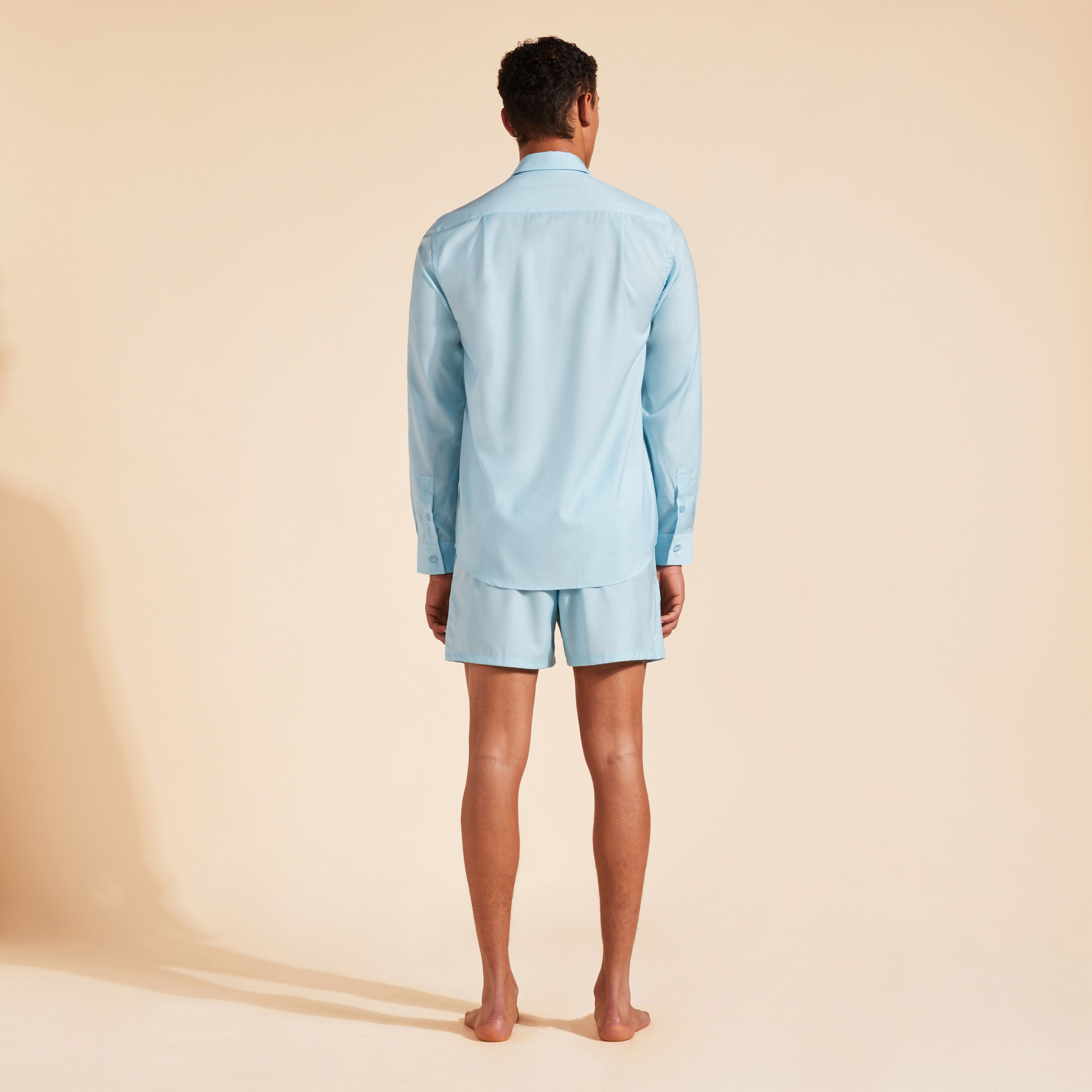 Unisex Wool Shirt Super 120 - 4