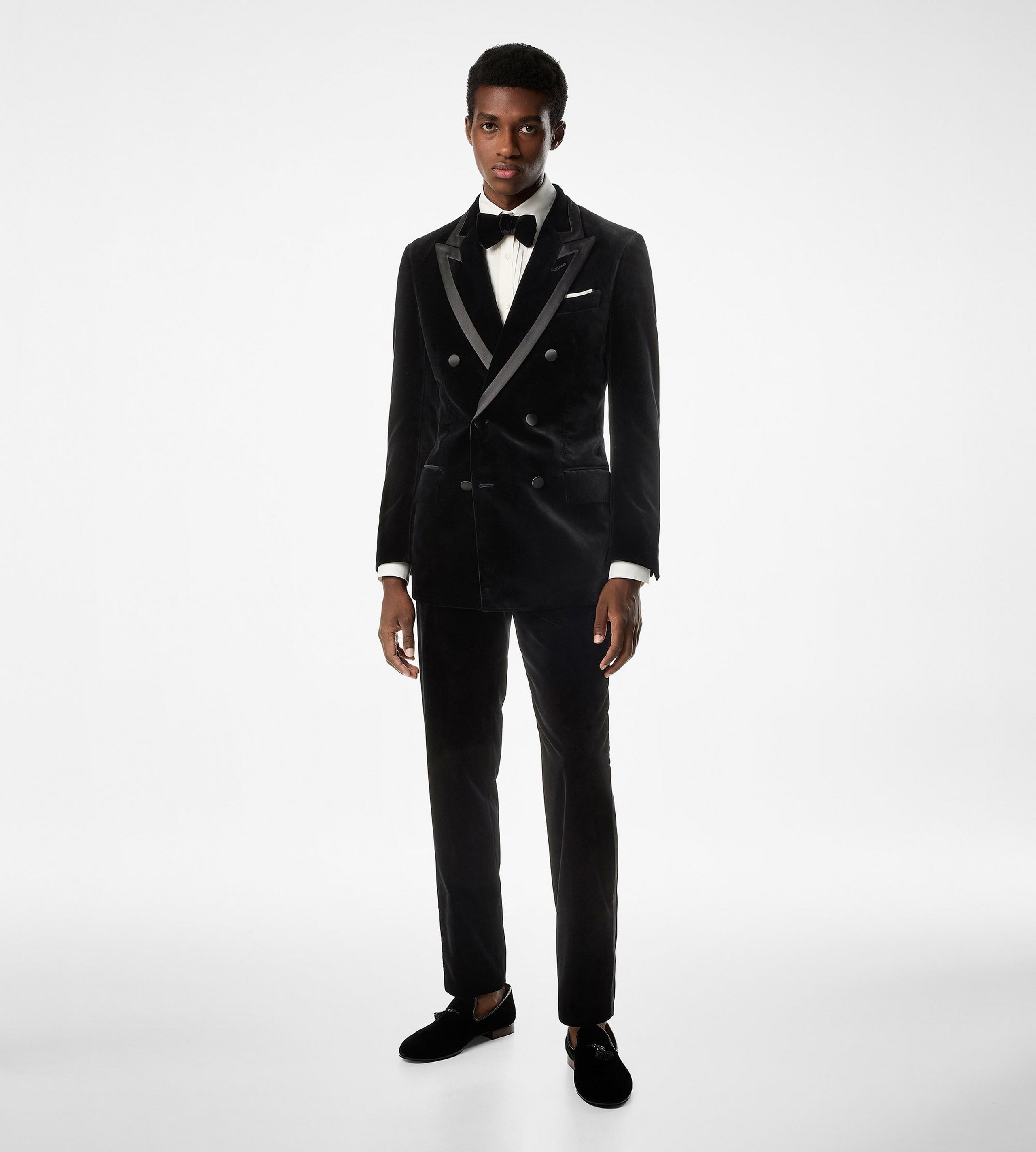 COMPACT LIGHT VELVET ATTICUS TROUSER - 2