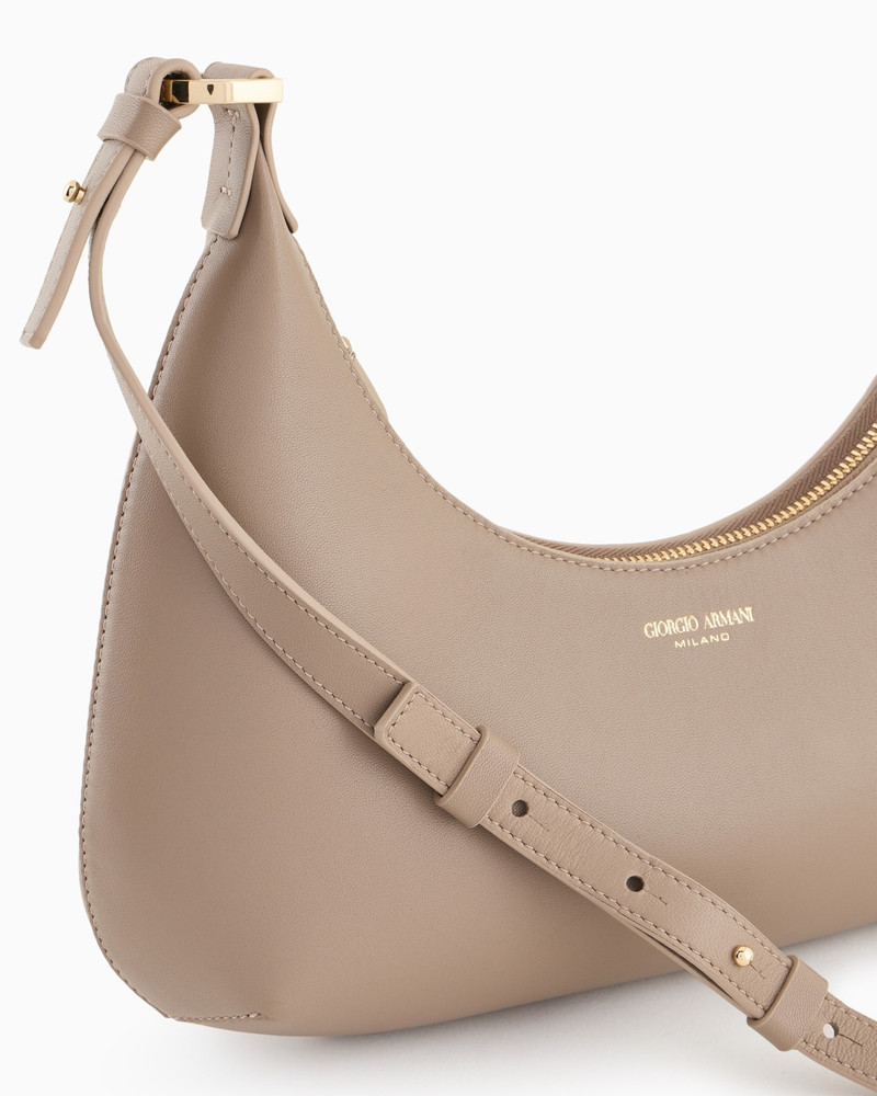 Medium la Prima nappa-leather hobo bag 5