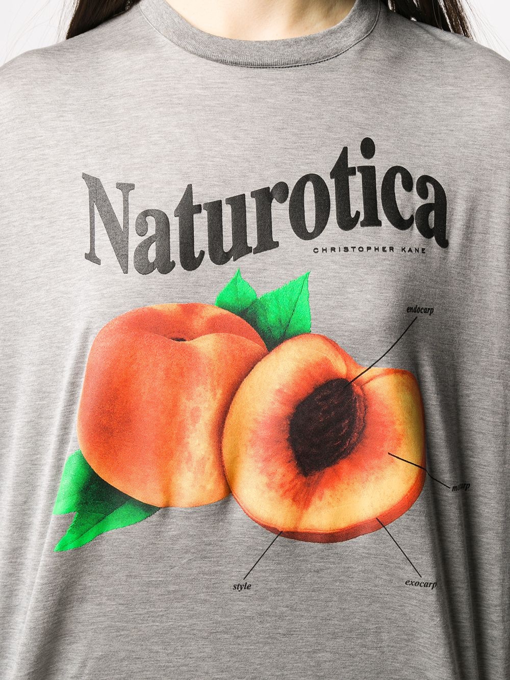 peach print T-shirt - 5