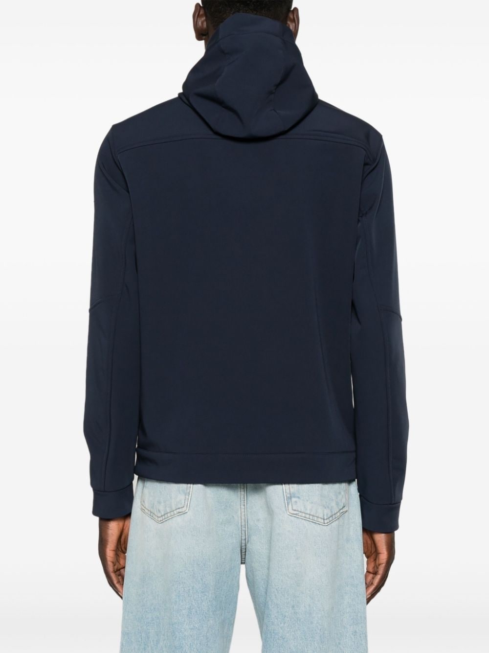 hooded shell jacket - 4