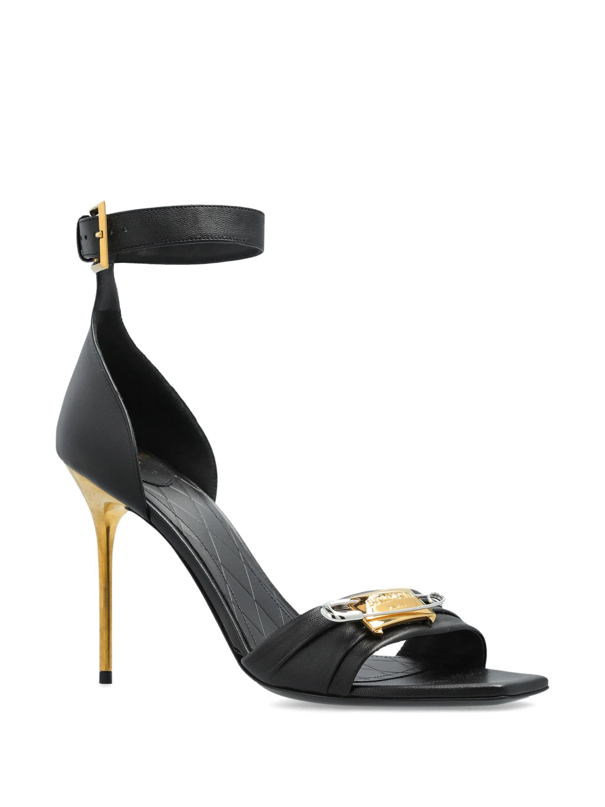 110mm leather sandals - 2
