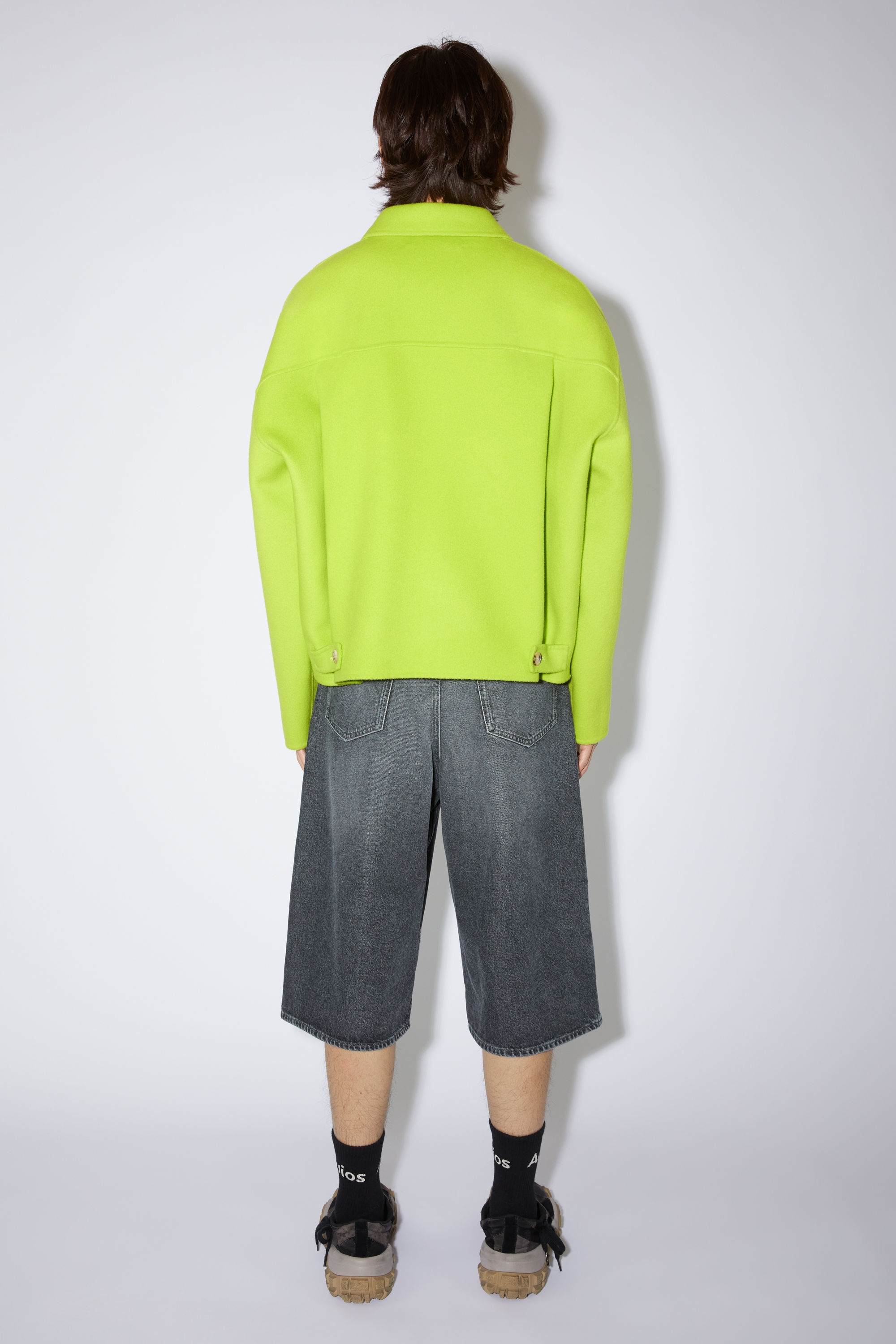 Wool jacket - Lime green - 3