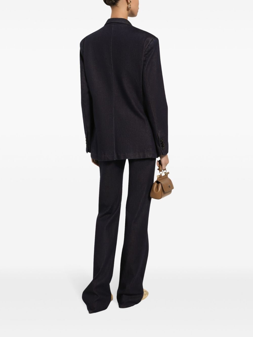 double-breasted peak-lapel jacket - 4