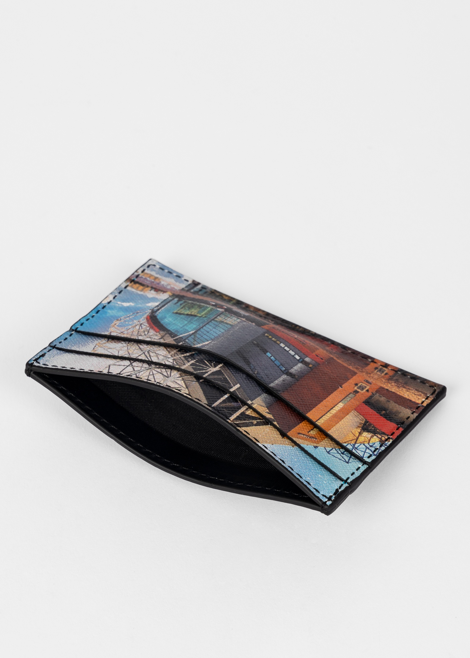 Paul Smith & Manchester United - 'Stadium' Print Card Holder - 5