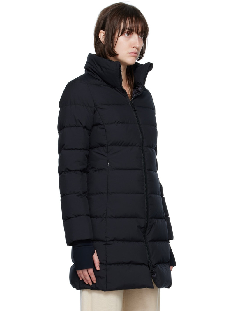 Herno Black Fitted Down Jacket outlook