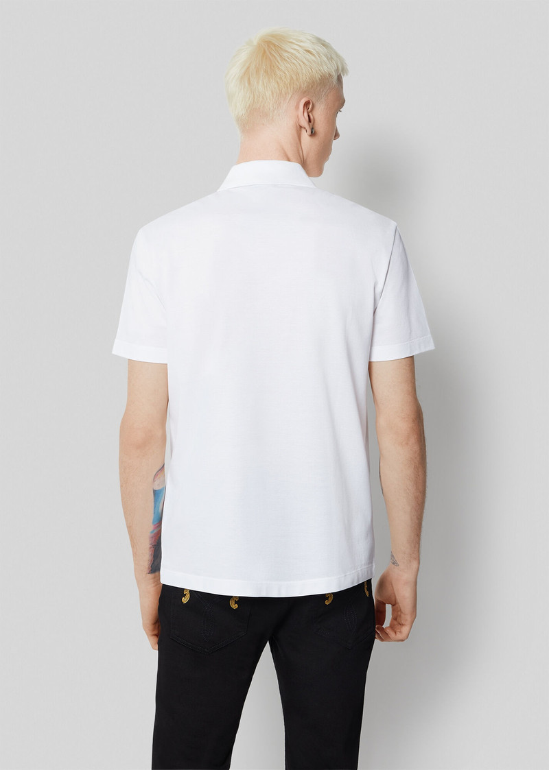 Medusa Embroidered Polo Shirt 3