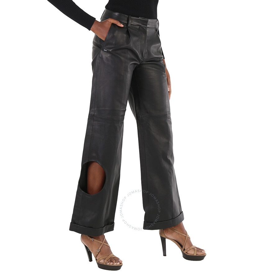 Off-White Meteor Straight-Leg Trousers in Black - 4