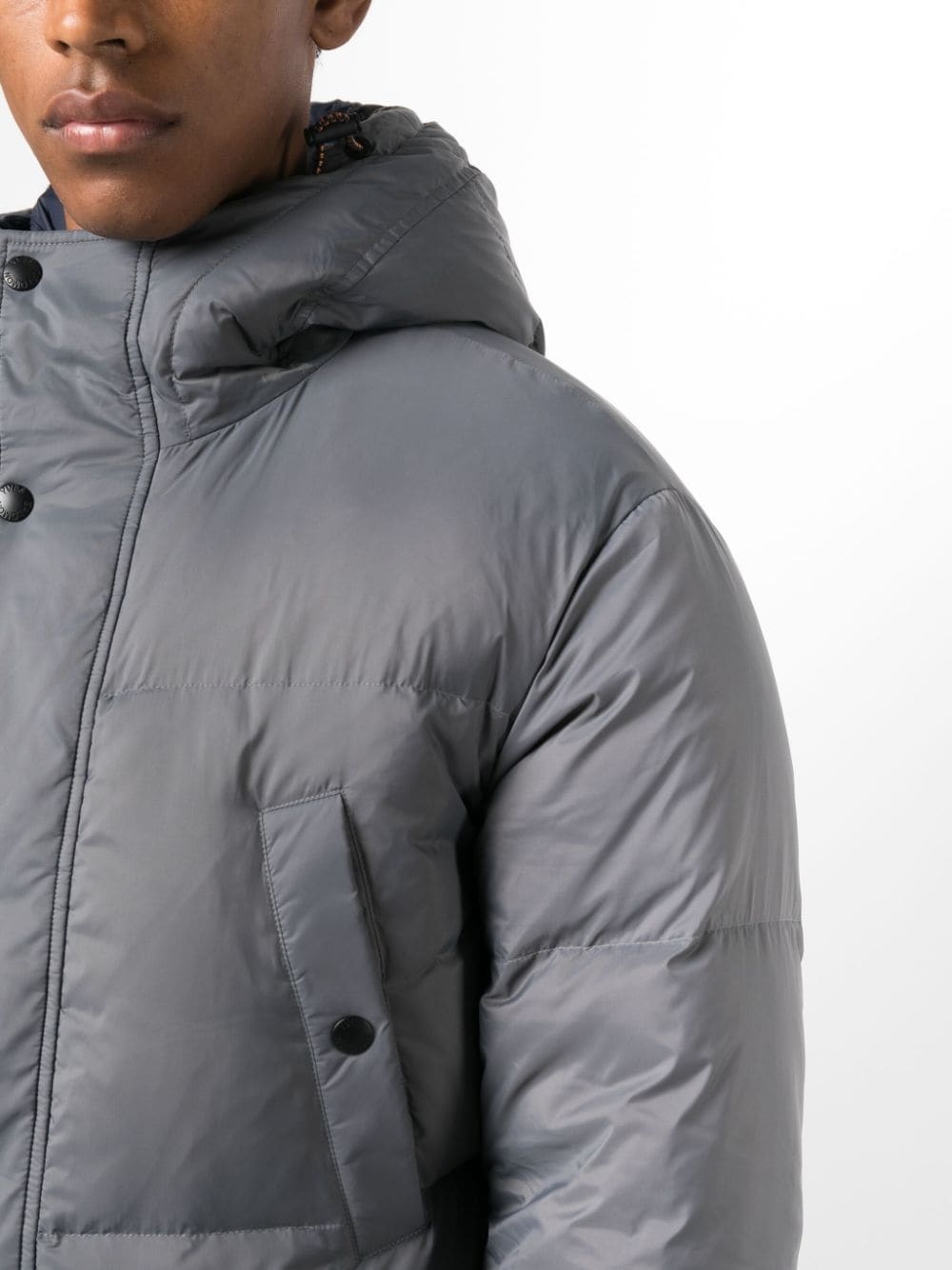 reversible padded down coat - 5