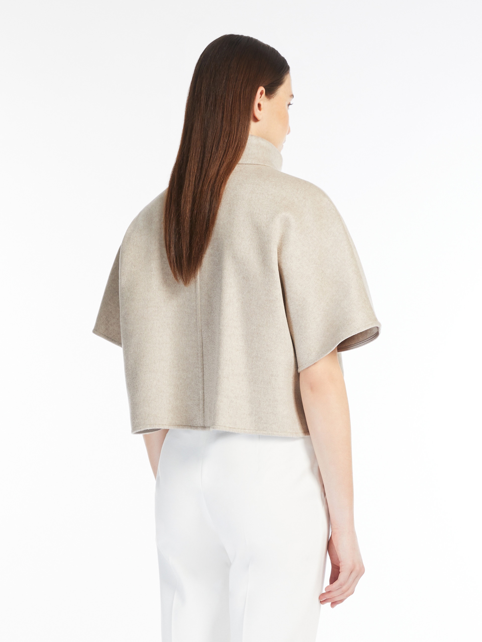 NEMI Cashmere cropped cape - 4