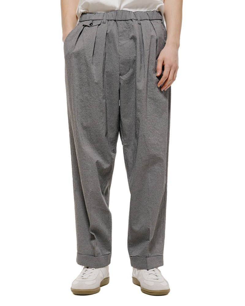 BEAMS PLUS 2Pleats Anywhere(wear) Seersucker Grey outlook