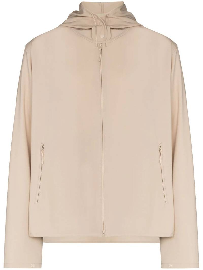 logo-print zip-up lightweight jacket 1