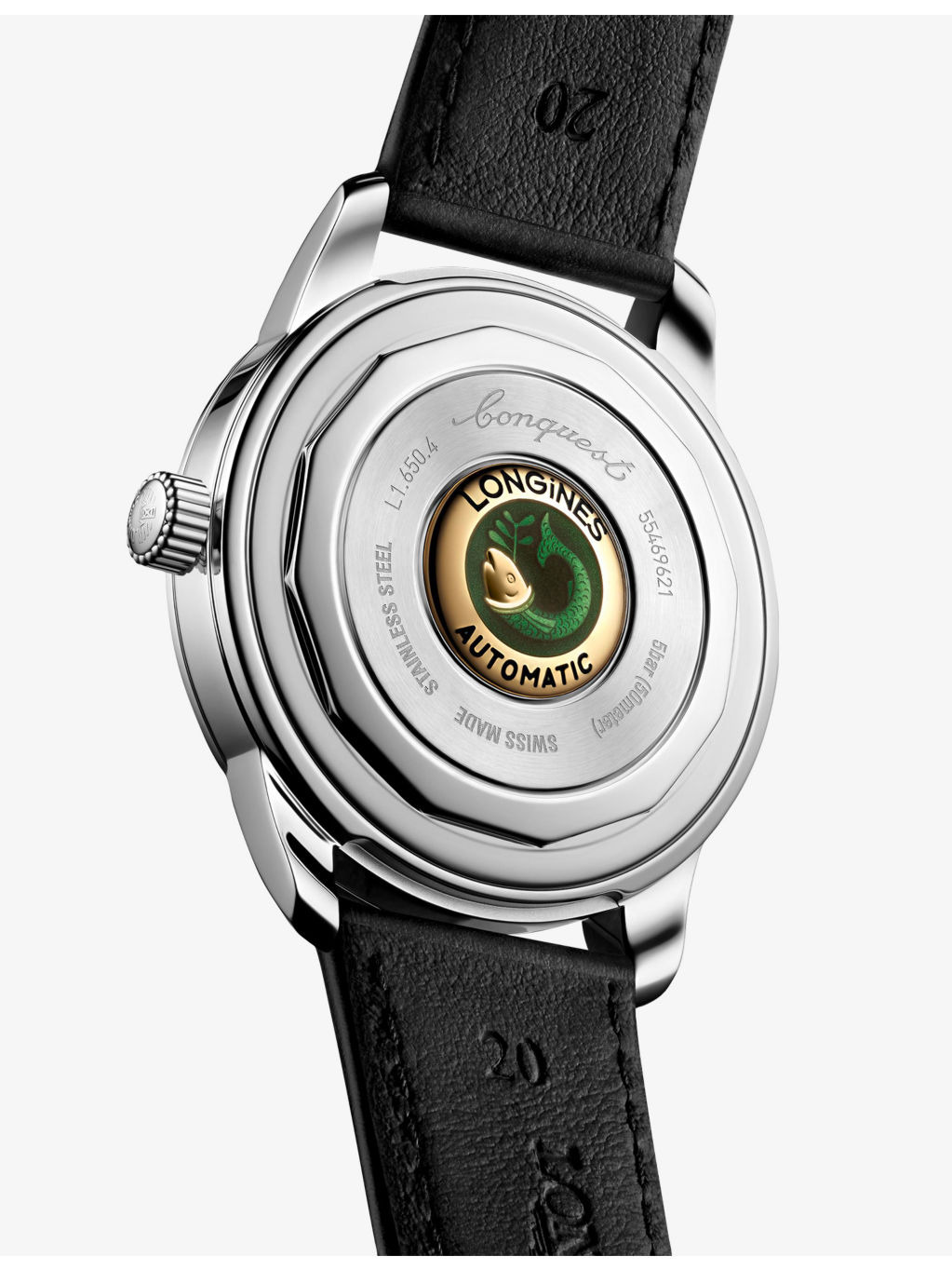L1.650.4.52.2 Conquest Heritage Stainless-Steel Automatic Watch - 5