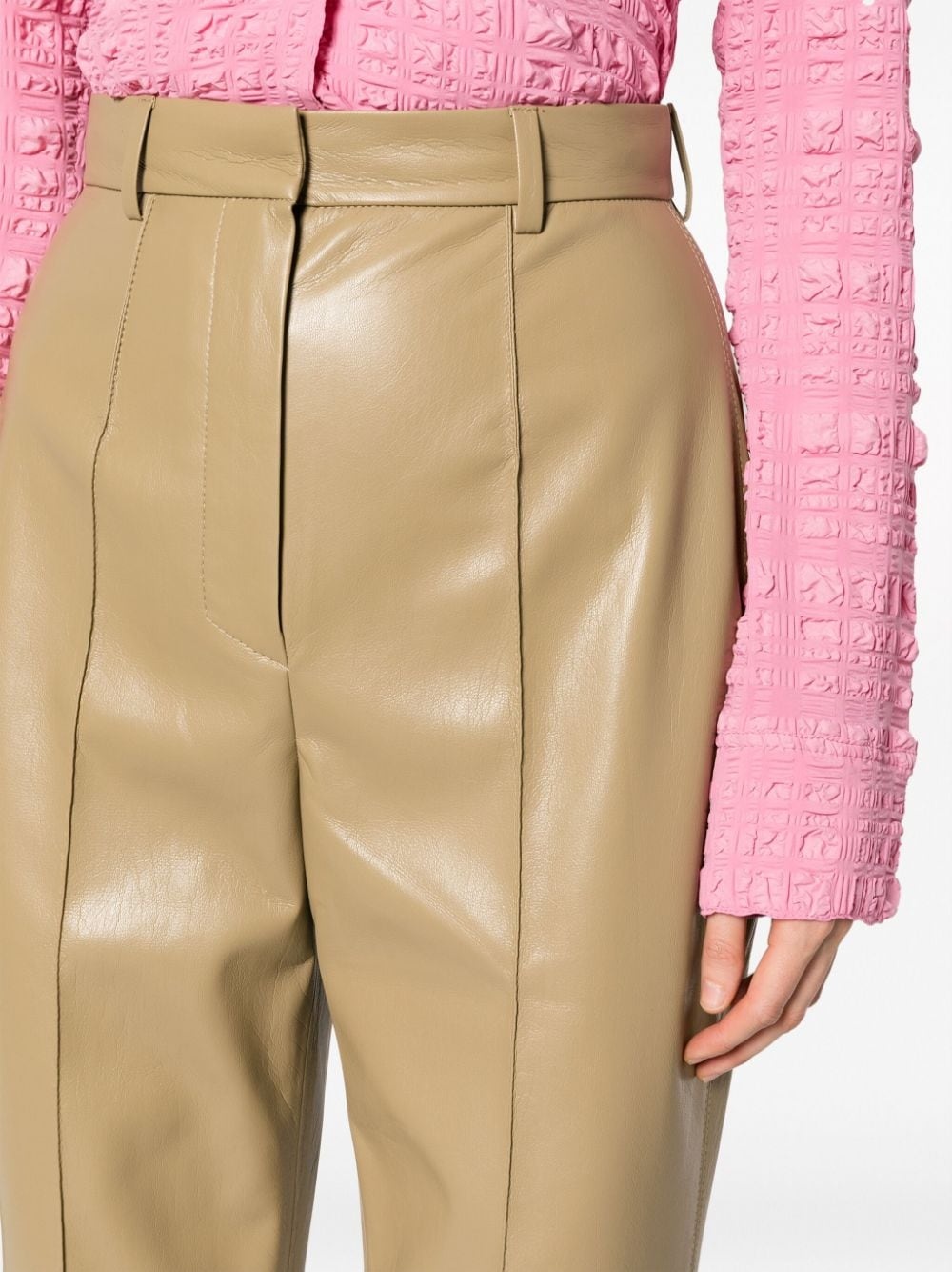 Leena faux-leather trousers - 5