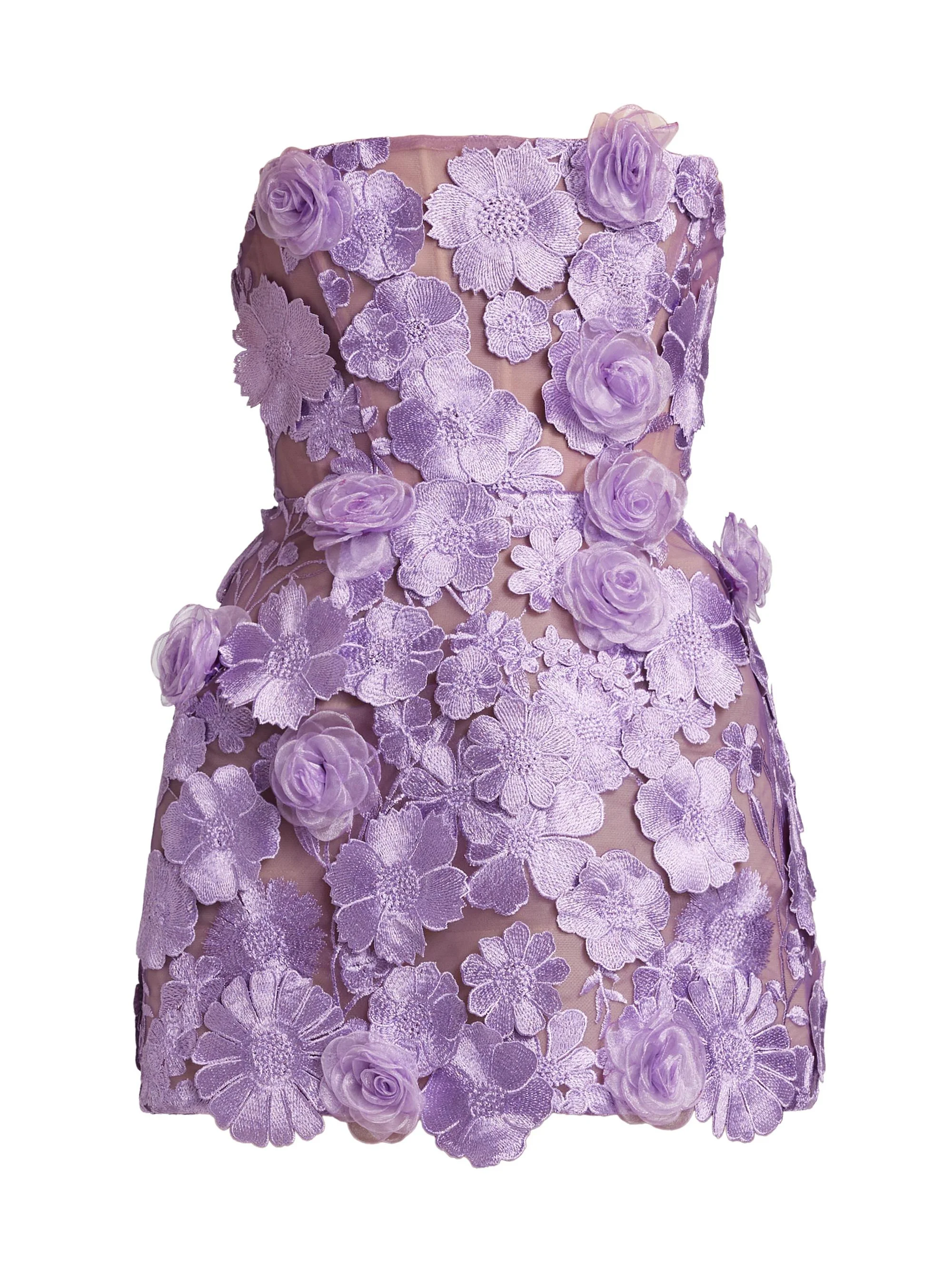 Women's Jasmine Maraya Lavendar Minidress - Lavender - 1