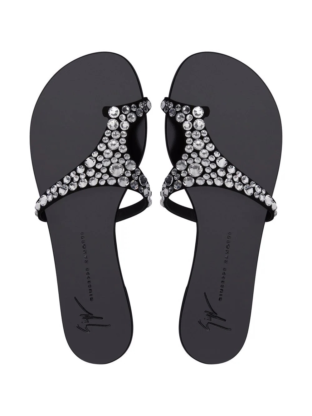 Nebula crystal-embellished sandals - 4