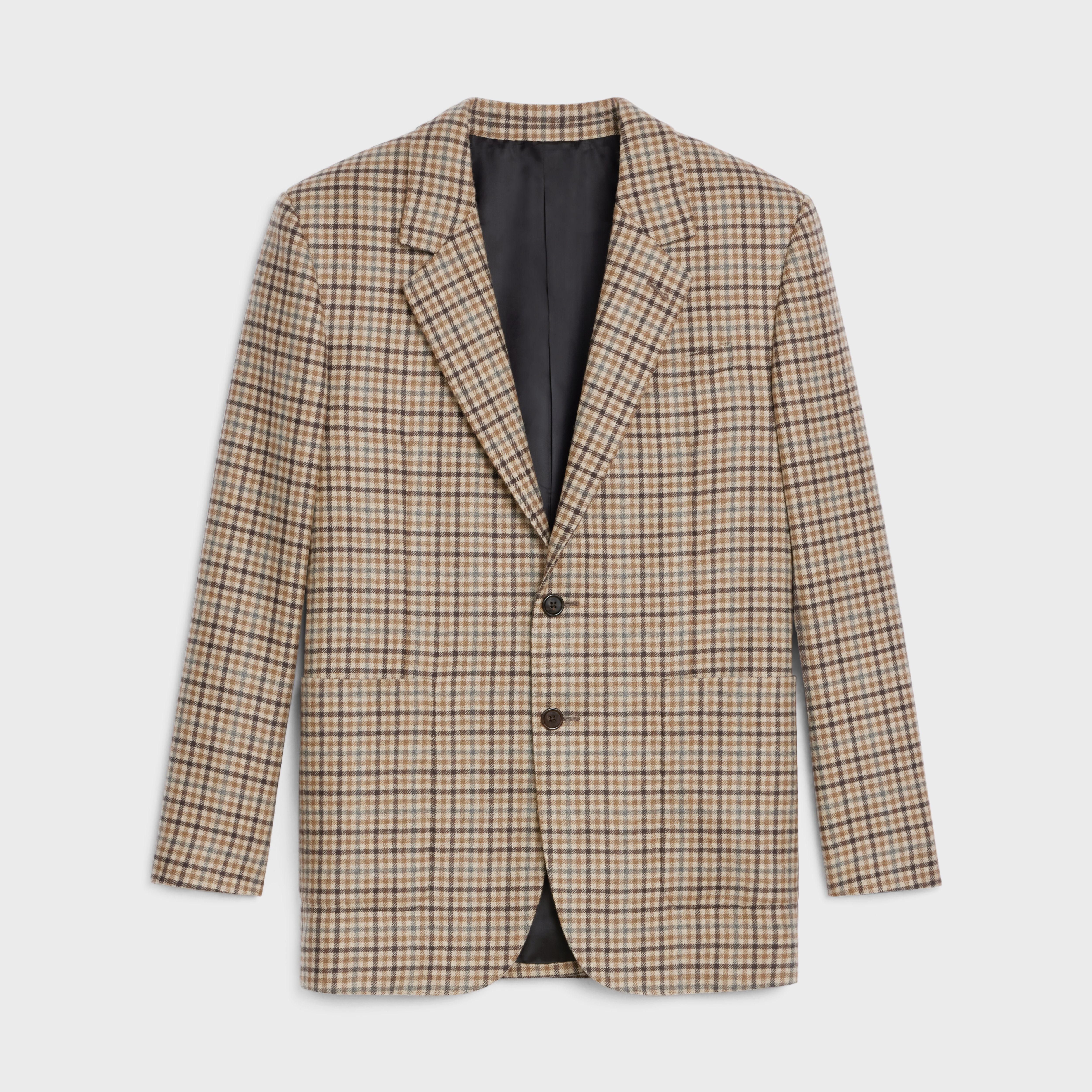 Jude jacket in Checked cashmere wool - 1