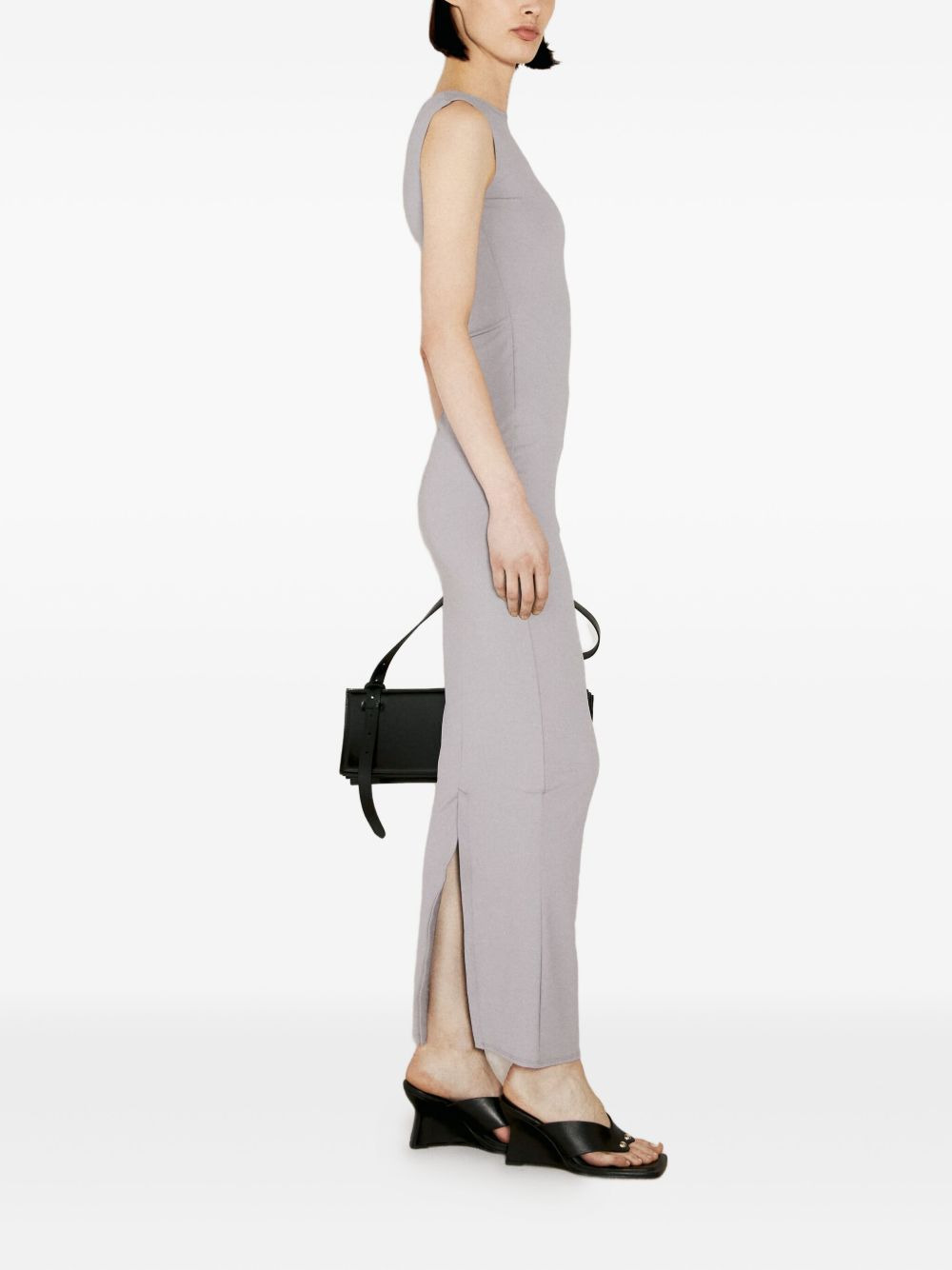 fitted maxi dress - 2