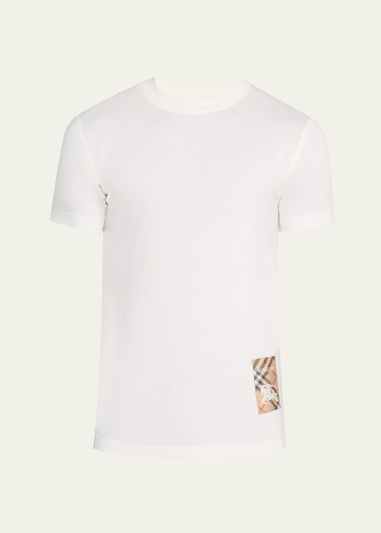 Men's Jersey Check Patch T-Shirt - 1