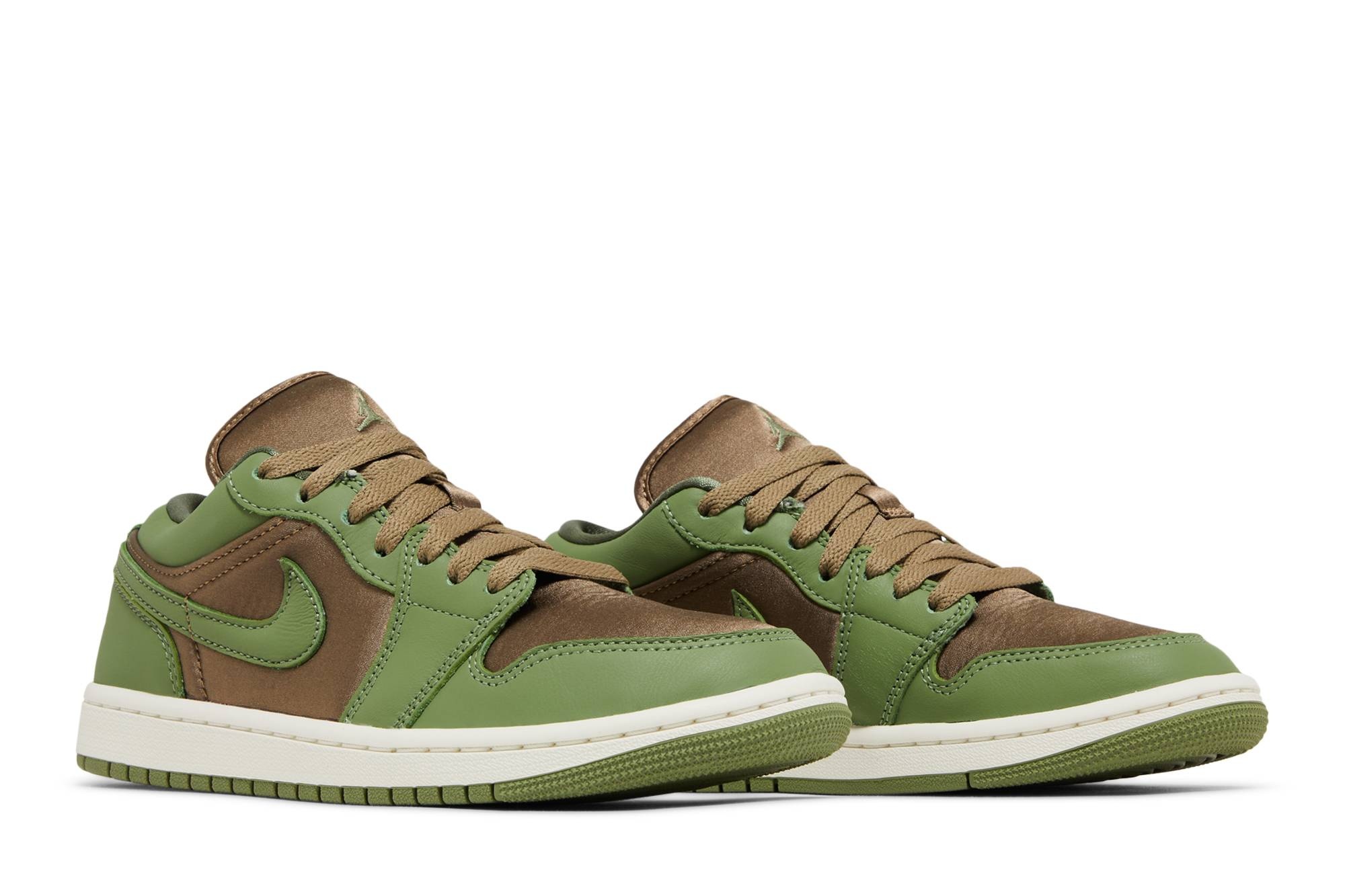 Wmns Air Jordan 1 Low SE 'Olive Brown Kelp' - 8