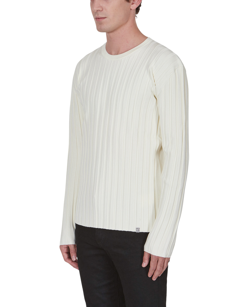 WIDE RIBBED KNIT SWEATER - 3