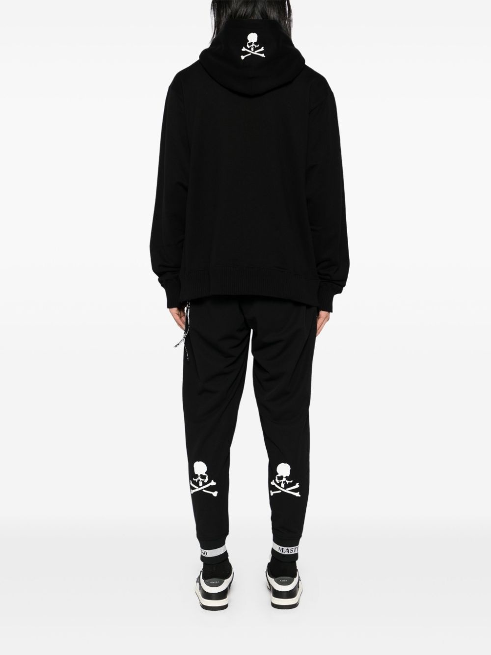 logo-embroidered hoodie - 4