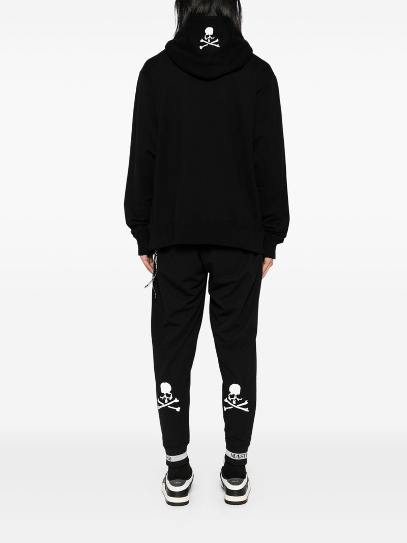 logo-embroidered hoodie 4