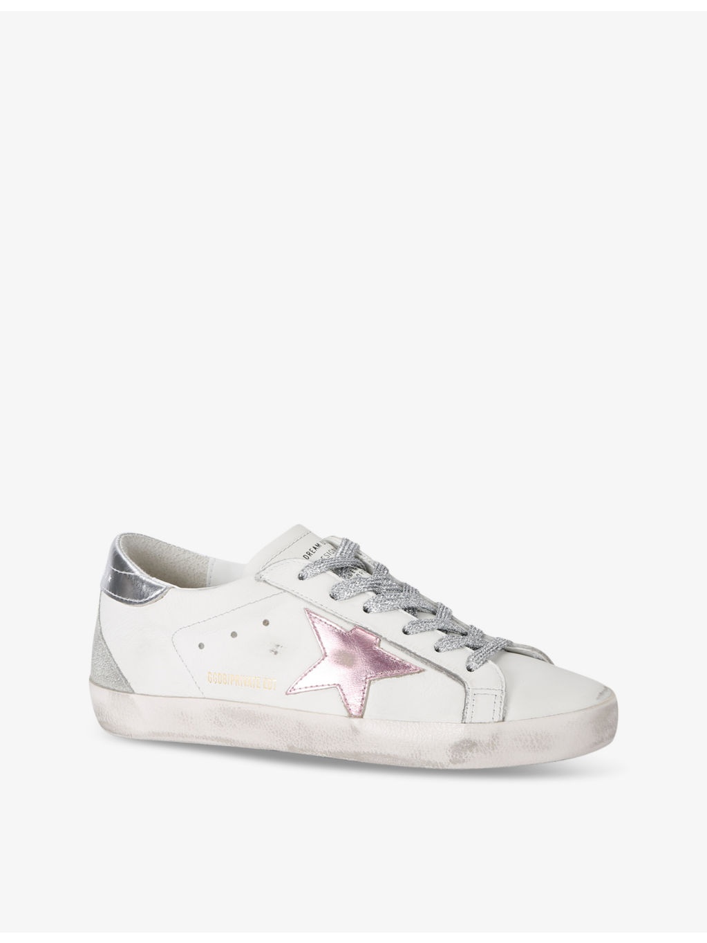 Women's Superstar Exclusive2 leather low-top trainers - 3