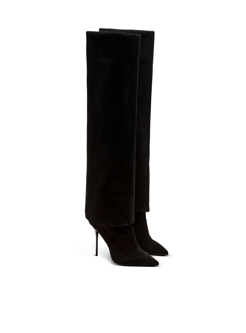 Balmain Ariel suede boots outlook
