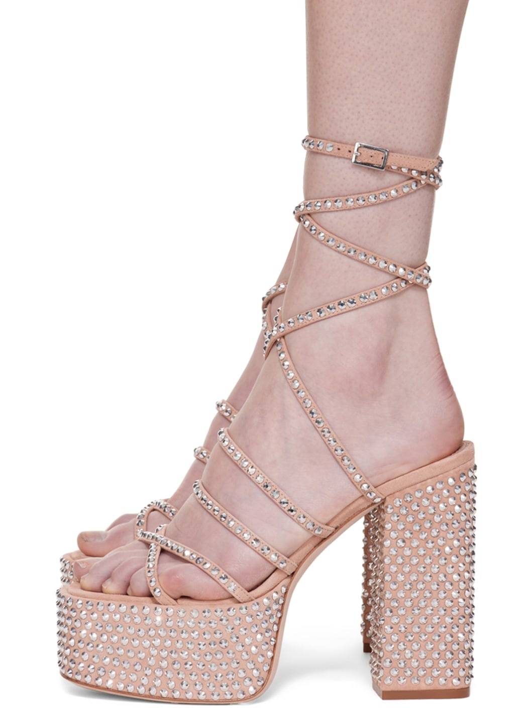 Pink Holly Evita Heeled Sandals - 3