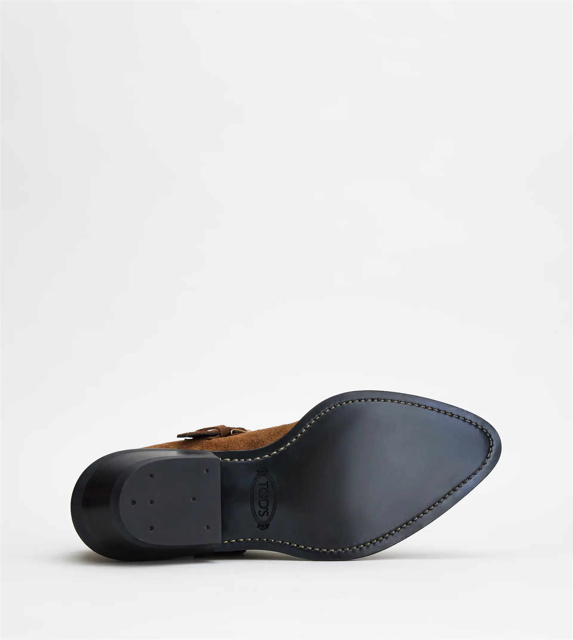 MONKSTRAPS IN SUEDE - BROWN - 5